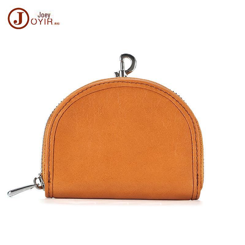 Women's Genuine Leather Mini Coin Purse - Luxury Summer Cowhide Wallet