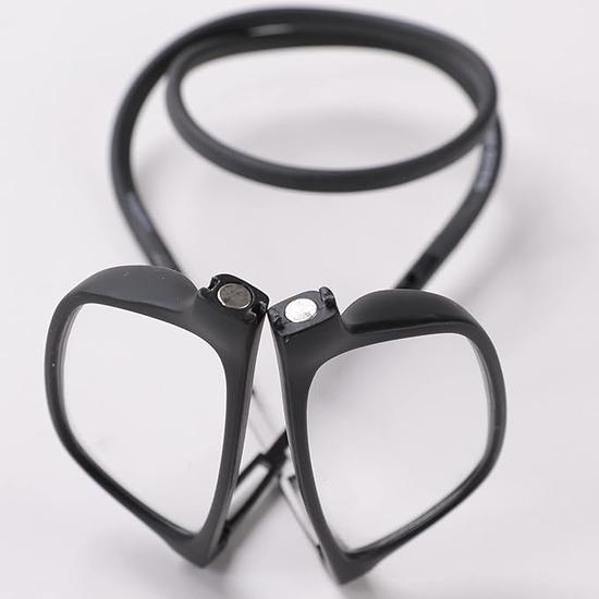 Intellilens Magnetic Reading Glasses (Black) - +1.00