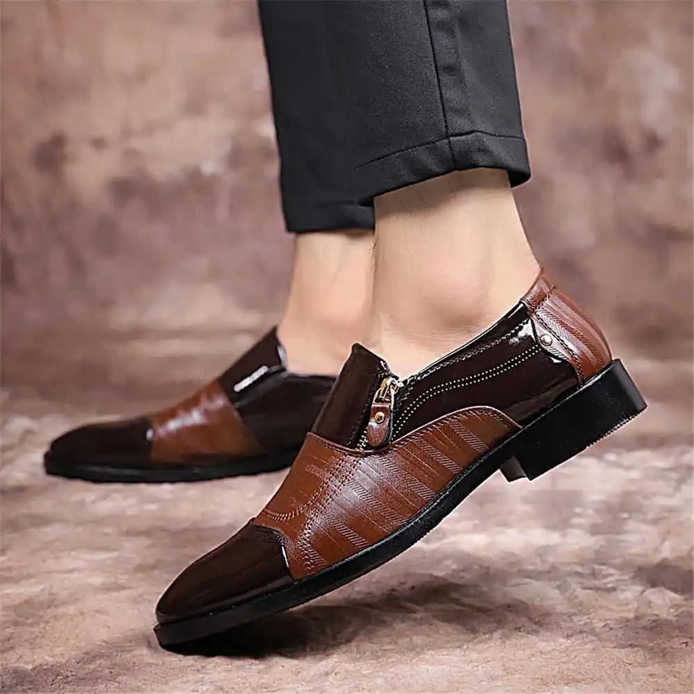 44-45 Elegance White Dress Man Shoes Heels Mens Brown Dress Shoes Sneakers And Shoes Sport Branded Luxury Foot-wear Sapa