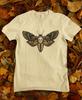 Skull Moth T Shirt Death Head Hawkmoth Creepy Bug Art Goth Horror Mens Tracksuit Cotton Shortsleeved Tops Crew Neck Sportswear