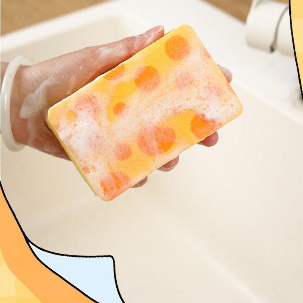 Thickened Sponge Sponge Scrubber Absorbent Kitchen Cleaning Sponge Kitchen Cleaning Tool