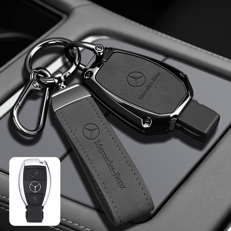 Autoschlüsselhülle Abdeckung Schutzhalter Schale für Mercedes Benz A B G R Klasse GLA GLK W176 W204 W251 W463 Auto Schlüsselanhänger Zubehör