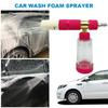 100ml Water Foam Pot with 1/4 Inch Quick Connector Soap Foam Spray Bottle Adjustable High Pressure Snow Foam Lance for Car Wash