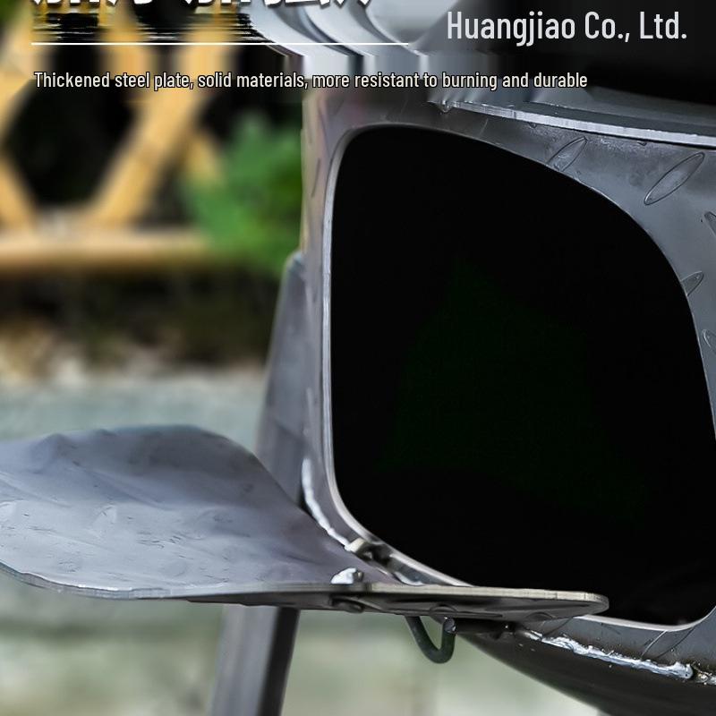 Portable Wood-Burning Stove for Home and Outdoor Use - Large Wok Stand, Clay Pot Compatible, Ideal for Rural Areas and Camping