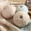Morandi Gradient Hand-Knitted Mohair & Silk Yarn Sweater/Shawl DIY Kit