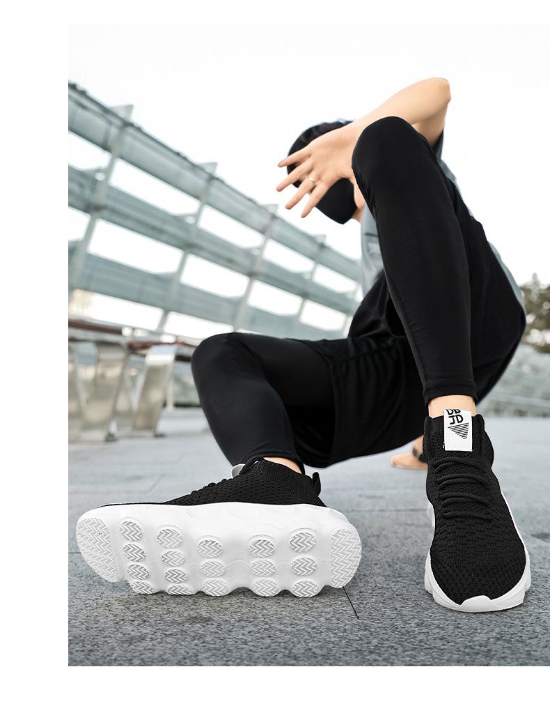 2025 Spring/Summer Lightweight Mesh Running Shoes - Plus Size, Breathable, Stylish Outdoor Footwear for Couples