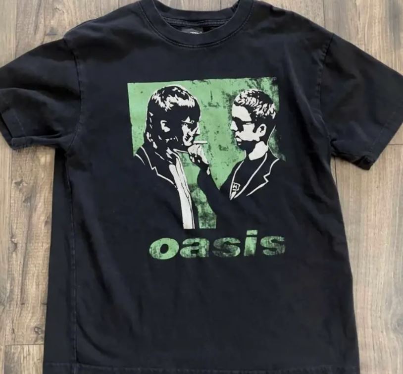 Vintage Oasis T Shirt, Oasis Band Tee, Short Sleeve Unisex S-5Xl Unisex T-Shirt XXXXL
