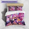 Kpop Demon Hunters Pattern Printed 3PCS Bedding Set, Soft Skin-Friendly Washable Duvet Cover & Pillowcases Set