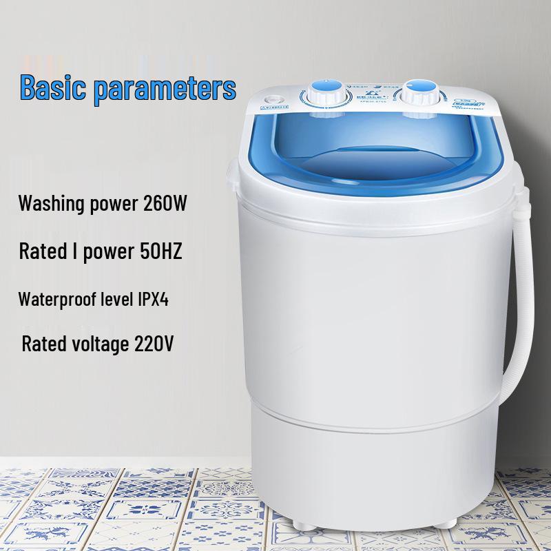 Compact Semi-Automatic Washing Machine for Baby and Household Laundry