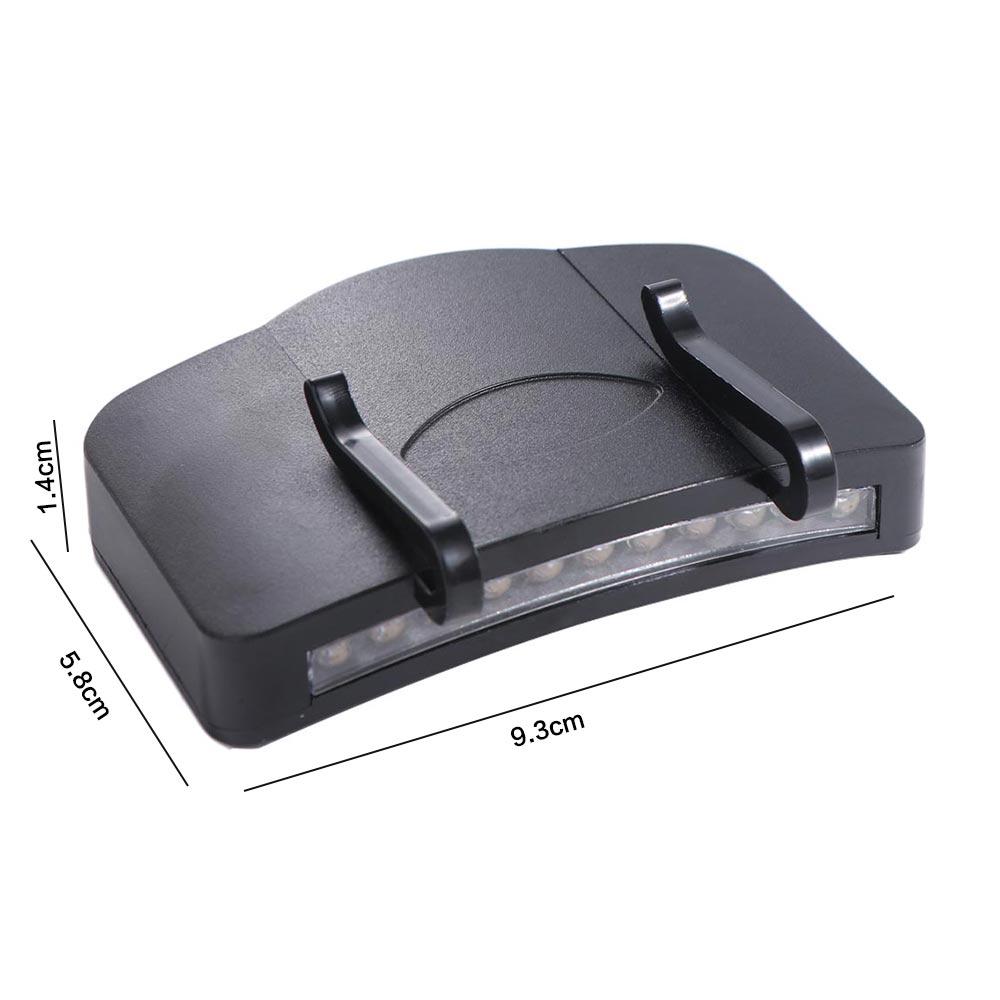 Front Light Baseball Cap Light 11LED Hat Clip Lamp Portable Hat Brim Light  Outdoor Sports