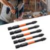 25-150mm Screwdriver Bit 5 Pcs Black Cross Screwdriver