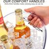 4pc 4L Transparent PET Ice Bucket Beer Barrels Durable Plastic Beverage Coolers for Champagne Wine Parties BBQs Picnics Home Bar