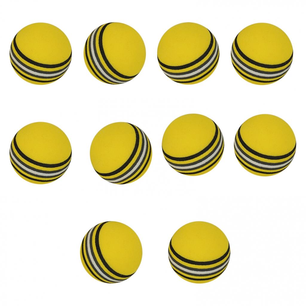 Colorful Rainbow Sponge Balls for Golf Swing Training (10pc Set)