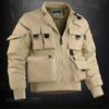 Bomber jacket men's baseball uniform functional multi-pocket jacket jacket tooling top