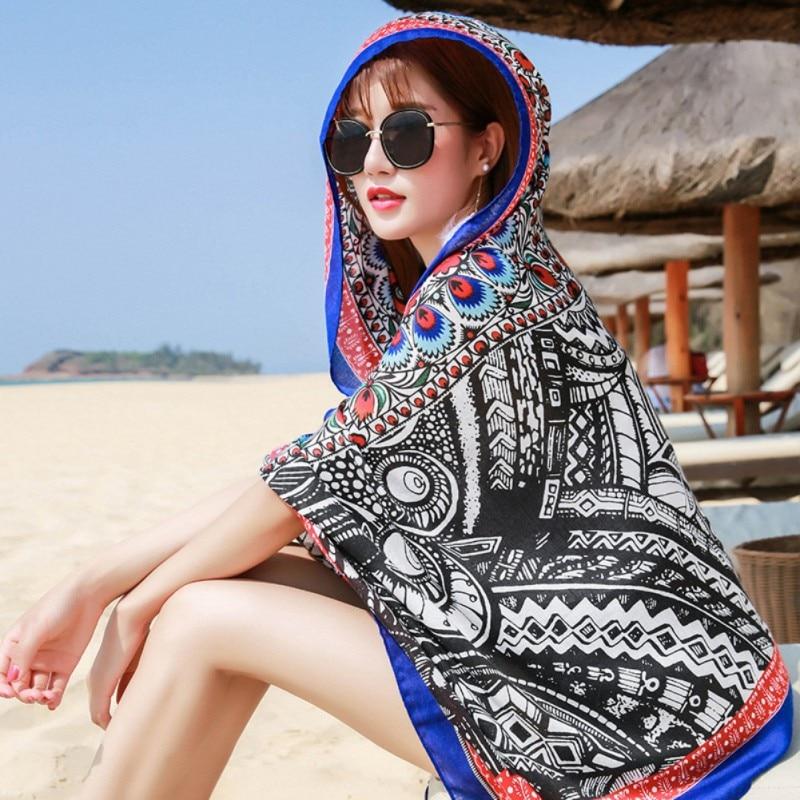 Summer Women Floral Swim Cover-Ups 