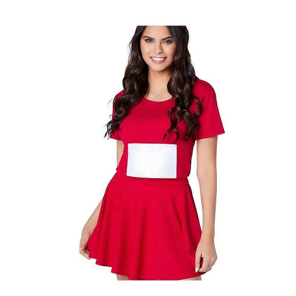 Female Teletubbies Costume Character Dress Party Gown