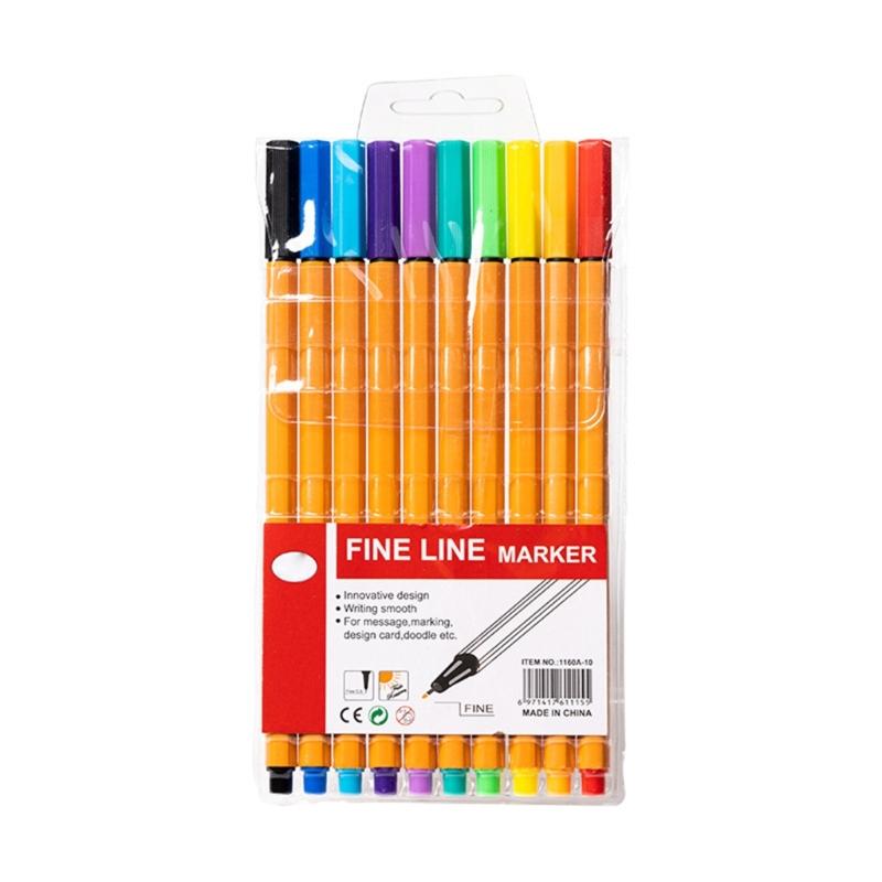 Water Based Ink Pen Precisions 0.4mm Tip Artist Markers For Detailed Drawing Writing Coloring Projects