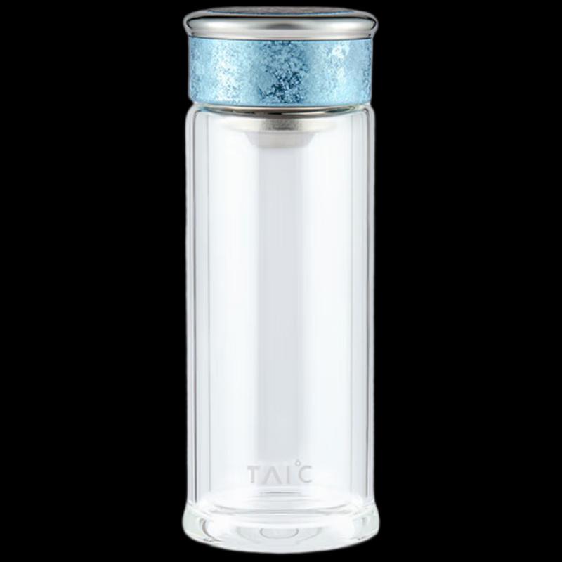 Taike Doric Double-Layer Insulated Glass Cup