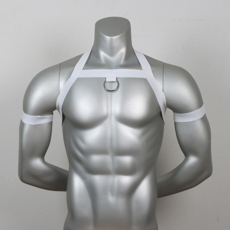 Men Chest Harness Elastic Chest Strap Sex Restrain Chest Bandage Punk Nylon Chest Belt Cosplay Costume Accessory