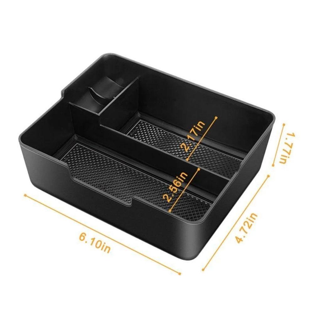 For Tesla 2017 2018 2019 2020 Car Central Armrest Box Stowing Tidying Glove Box Storage Box Non-Slip Car Accessories