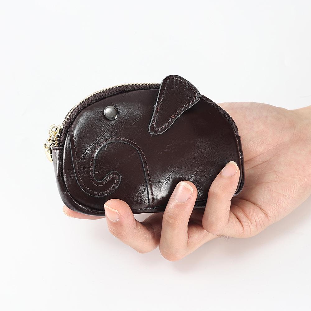 Joyir Women's Genuine Leather Coin & Lipstick Purse - High-End Cowhide Small Wallet