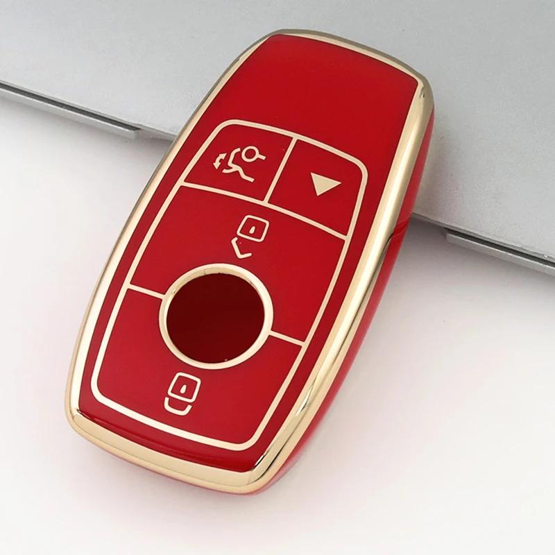 Car Remote Key Case Cover Shell Fob For Mercedes Benz A C E S G Class GLC CLA GLB GLS W177 W205 W213 W222 X167 AMG Accessories