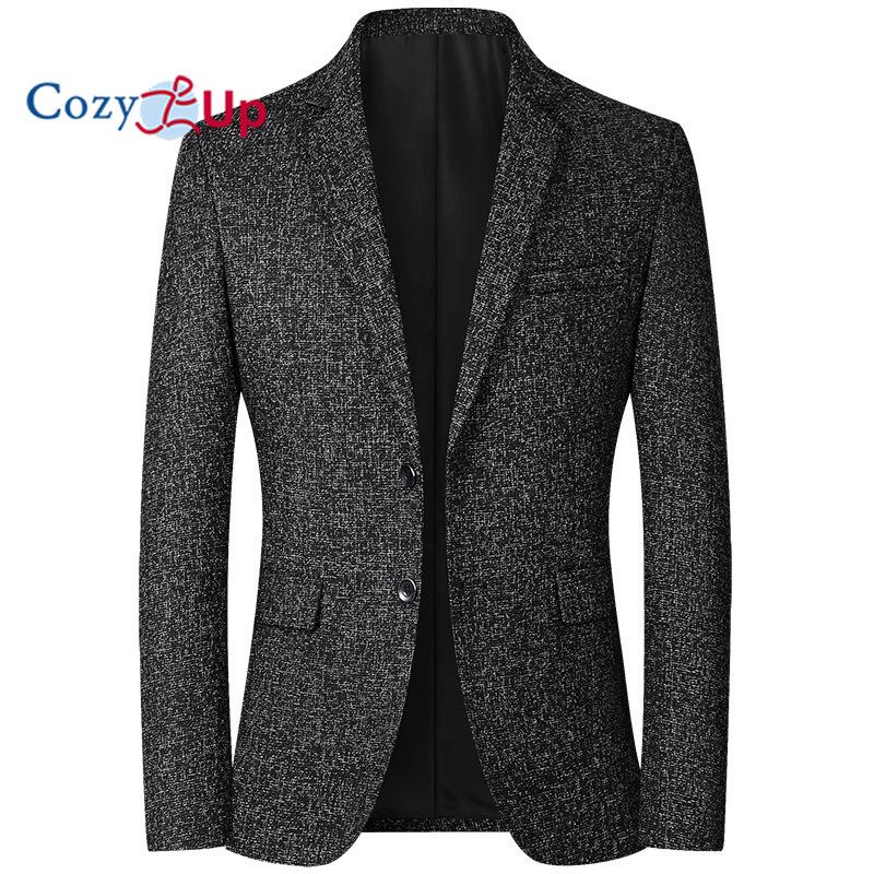 

Уютный мужской костюм, пиджак, спортивное пальто с 2 пуговицами, повседневный пиджак для мужчин, легкий покрой, легкий смокинг для свадьбы, выпускного вечера, пиджак 4XL чёрный
