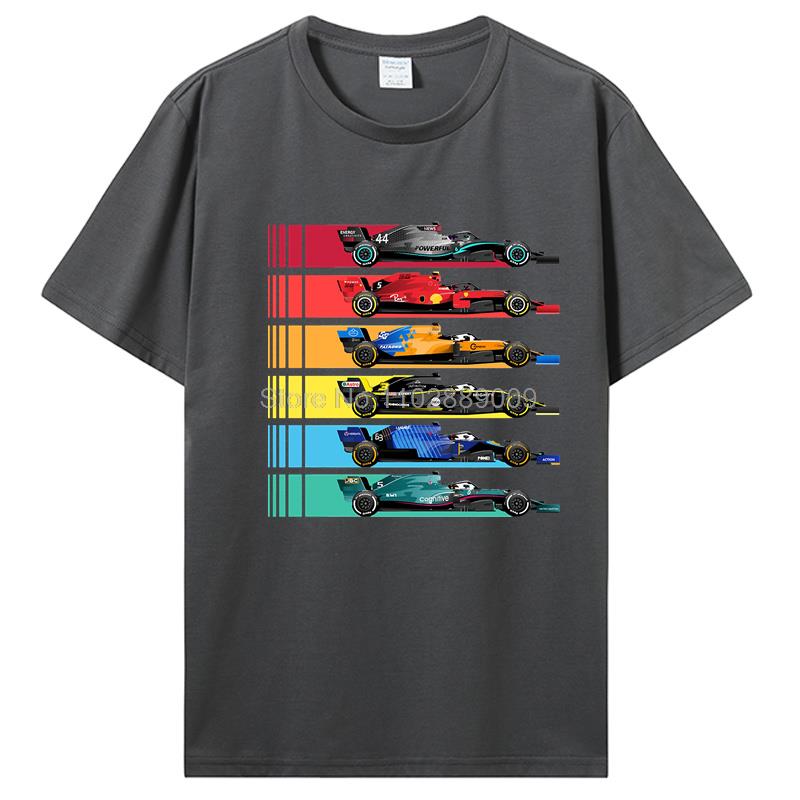 Camiseta para Fans de las Carreras de Equipo Camisetas de un Piloto Lando Norris Hombres Mujeres Camiseta Vintage Camiseta de Algodón Camisetas Tops