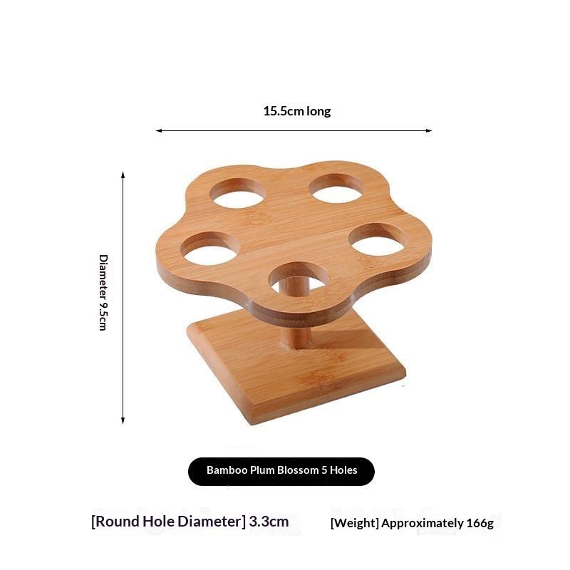 Wooden Bamboo Sushi Making Rack Multi Purpose Roll Holder Suitable For Sushi Ice Cream Bento Food Making Accessory