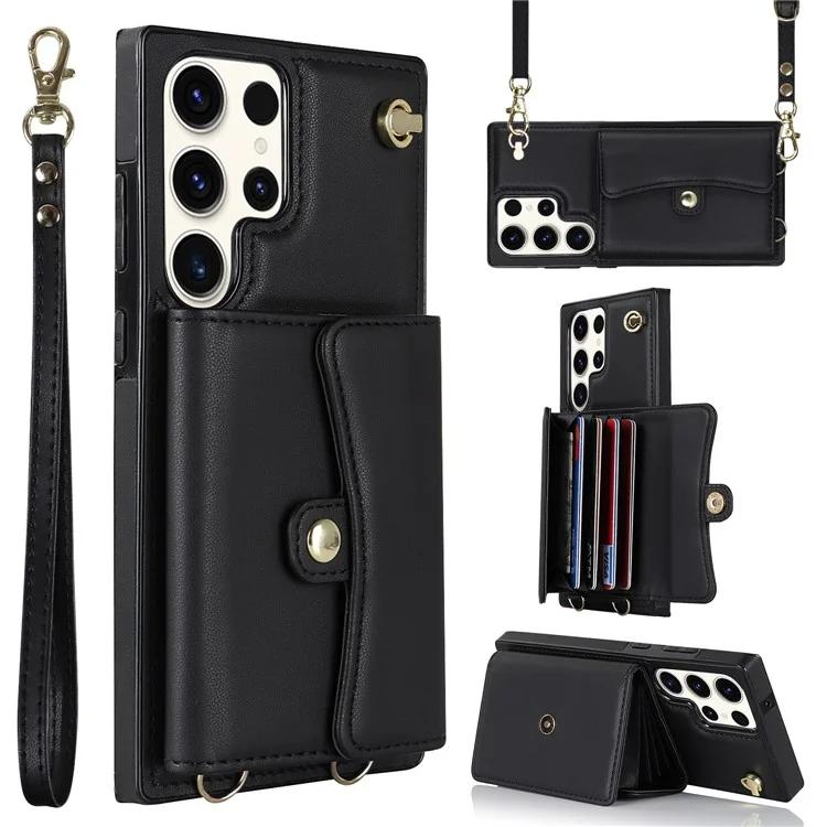 

For Samsung Galaxy S24 Ultra RFID Blocking Card Slots Cover Phone Card Case
