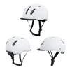 TEITO Adult SG Standard Brim Bicycle Helmet SG Mark Genuine City Cycle Commuting to School Cycling Lightweight Matte White [Subsidy Eligible] 55-60cm