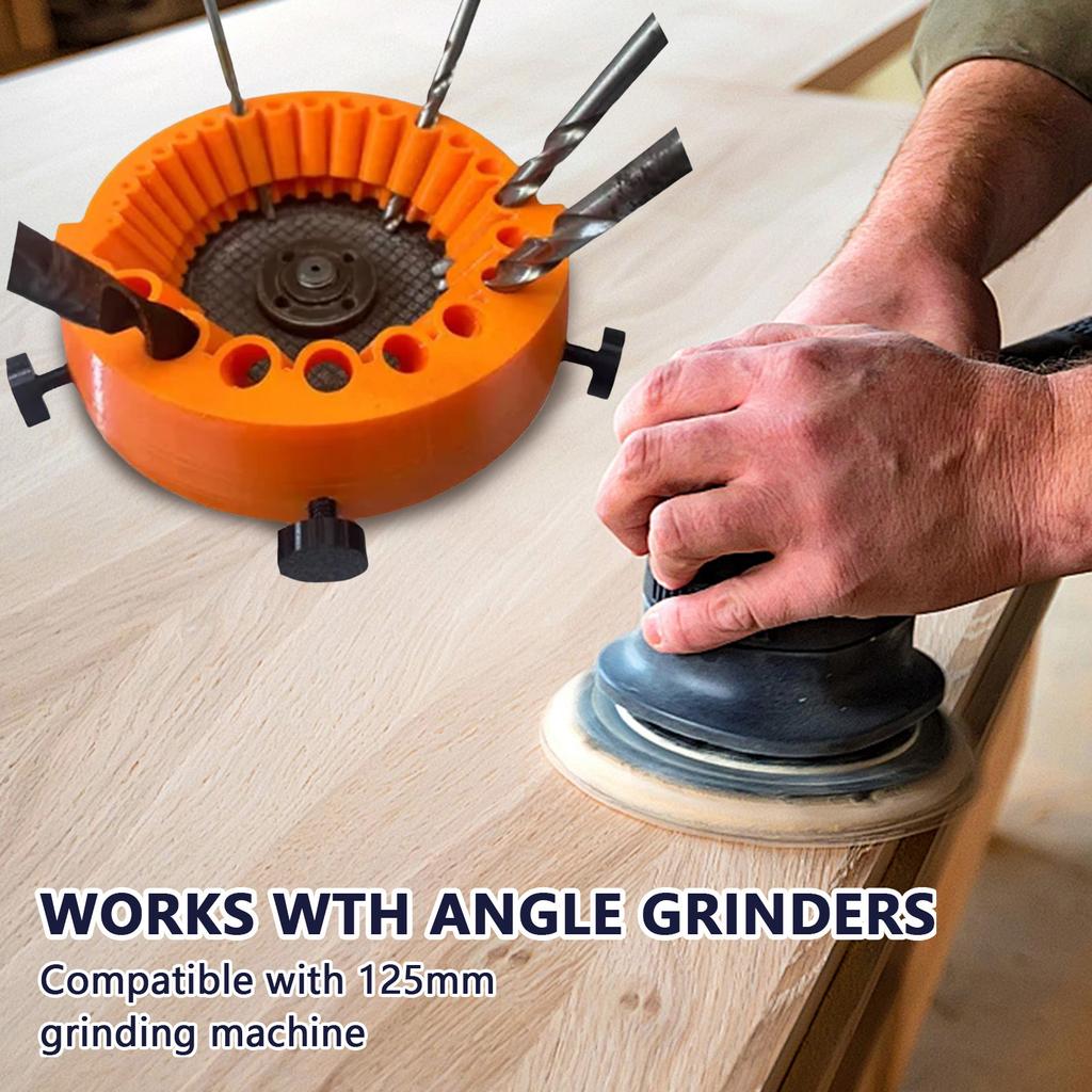 Ostřička vrtáků, Příslušenství k broušení elektrických vrtáků, Bruska na staré vrtáky, Obří úhlová bruska na broušení vrtáků