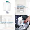 Plastic Material Liquid Foam Soap Dispenser Wall Mount Soap Dispenser  Bathroom Use