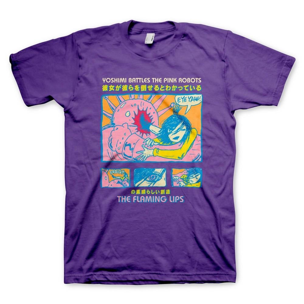 The Flaming Lips Mens T-shirt -Yoshimi Battles the Pink Robots - NEW Unisex T-Shirt S