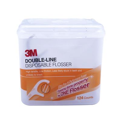 3M Double Line Dental Floss Bulk, 124 Pieces, 1 Piece