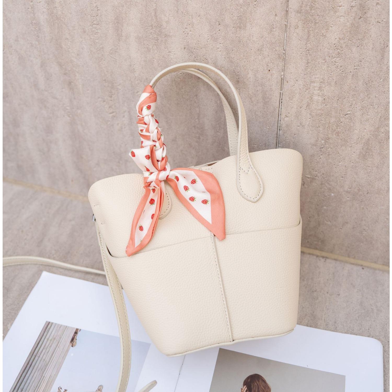 

Женская сумка через плечо из коровьей кожи, вместительная женская сумка-мессенджер, модная и простая универсальная сумка для покупок, мягкая кожа белый