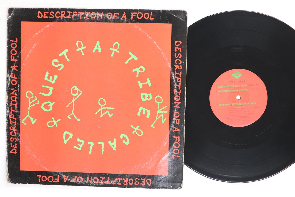 

12inch Record A TRIBE CALLED QUEST Description Of A Fool 12411JDAB Jive 1989 US Rap HipHopRB Used