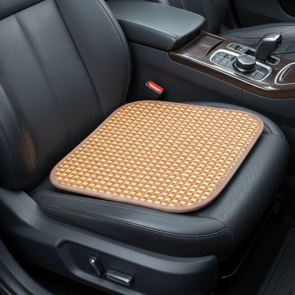 4 Piece Breathable Rattan Cooling Seat Cushion Non-slip Car Chair Cushion  Dinning Chair