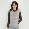 Women's Plus Size Collarless Down Vest - Short, Warm Shoulder Cape Jacket for Middle-aged and Young