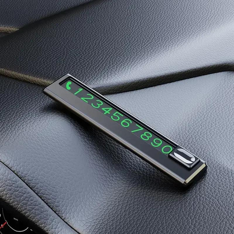 Car Temporary Parking Card Phone Number Card Plate Telephone Number Car Park Stop Sign Universal Automobile Accessories