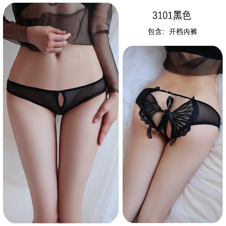 Sexy Pure Style Sexy Lace Panties Hot Hollow Bow Briefs Women