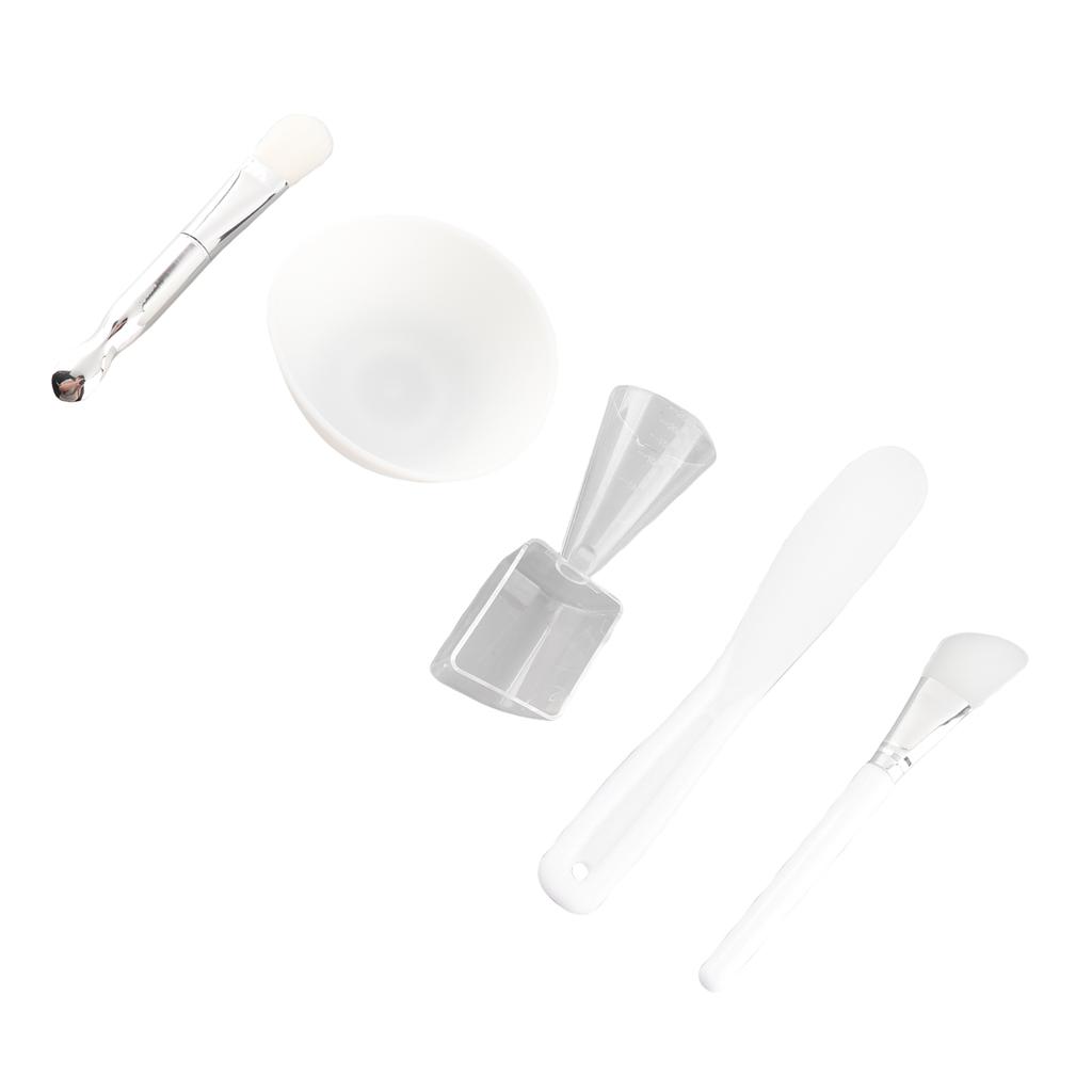 DIY Facial Mask Tool Silicone Brush Soft Brush Mixing Bowl Spatula Measuring Cup Set