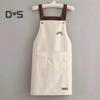 Cooking Apron Waterproof Wide Application with Pockets Oil Proof PVC Apron