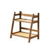 2-Tier Wooden Storage Shelf Space-saving Cosmetics Storage Shelf Kitchen Shelf  Household