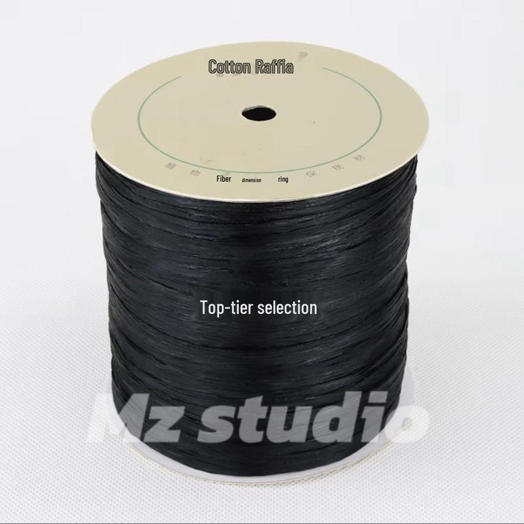 250m Bast Baumwollstroh Rolle für DIY: Handgefertigte Hüte & Taschen, Kostenloser Versand