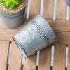 1PC Nordic Retro Tin Metal Succulent Flower Pot Flower Bucket Iron Barrel Dried Flowers Fresh Pastoral Make Old Tin Flower