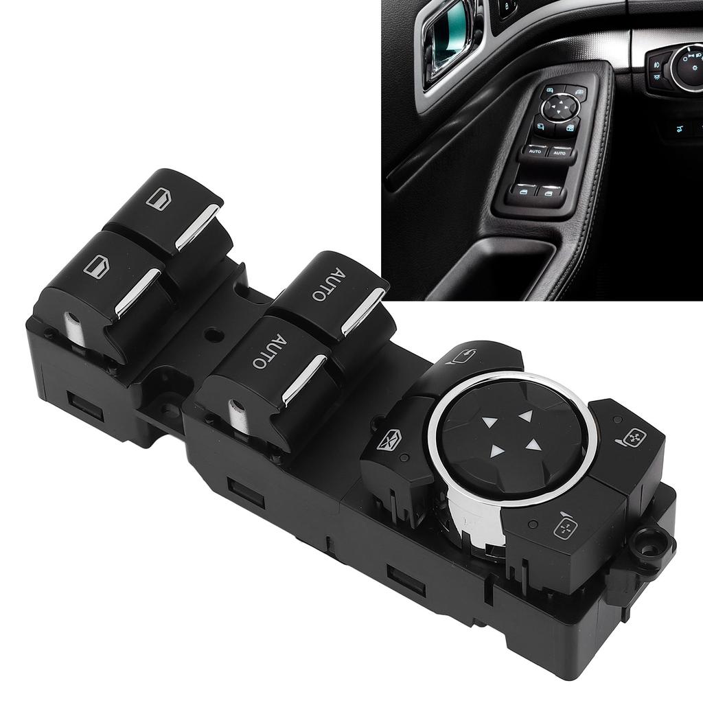 Power Window Switch Left Driver Side Fast Response Smooth Control Proper Fit BB5Z14529AA for Car