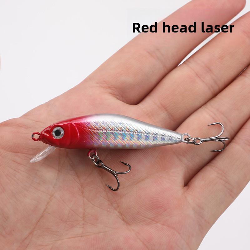 Rotflossenelritze Köder: 4,5 g, 5,5 cm, Schwimmende Klangperlen, Rotes Auge.