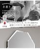 Muramatsu Kagami Store octagonal crystal 35 x 35 cm wall stickable mirror design Kagami-shaped [Rental mirror]