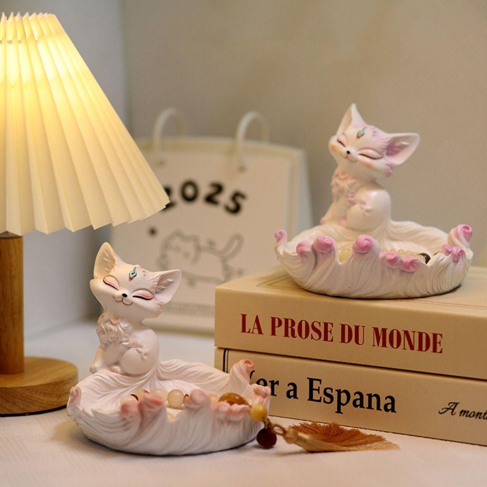 Resin Jewelry Key Storage Rack Modern Key Tray Home Decor Desktop Storage Ornament  Cabinet